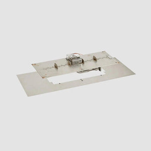 Crystal Fire Plus Round Gas Burner Insert and Plate Kit - Grand Alfresco