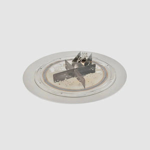 Crystal Fire Plus Round Gas Burner Insert and Plate Kit - Grand Alfresco