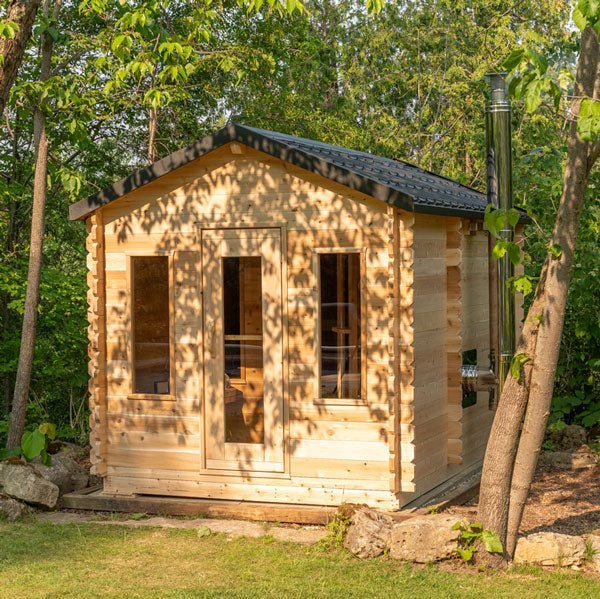 CT Georgian Cabin Sauna with Changeroom - Grand Alfresco