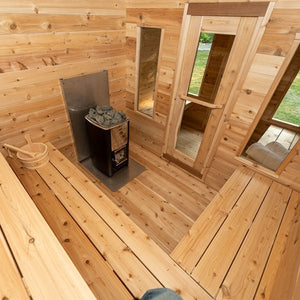 CT Georgian Cabin Sauna with Changeroom - Grand Alfresco