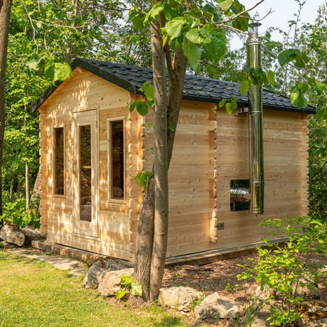 CT Georgian Cabin Sauna with Changeroom - Grand Alfresco