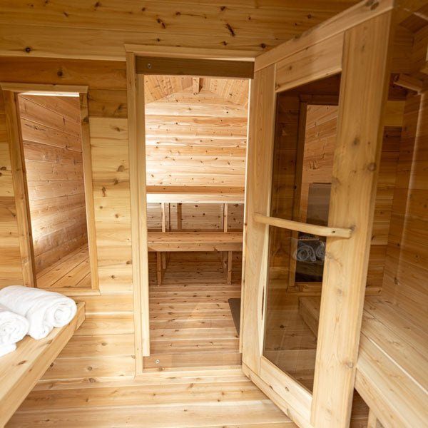 CT Georgian Cabin Sauna with Changeroom - Grand Alfresco