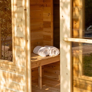 CT Georgian Cabin Sauna with Changeroom - Grand Alfresco