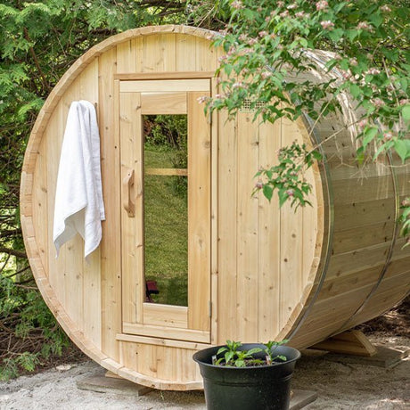 CT Harmony Barrel Sauna (Electric Heater Sauna) - Grand Alfresco