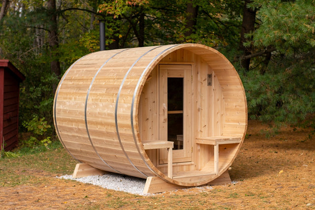 CT Serenity Barrel Sauna (Wood Burning Heater Sauna) - Grand Alfresco