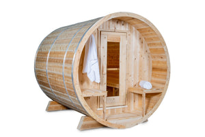 CT Serenity Barrel Sauna (Wood Burning Heater Sauna) - Grand Alfresco