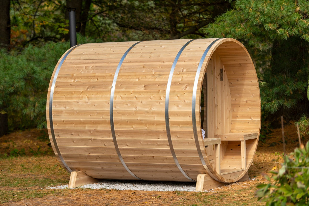 CT Serenity Barrel Sauna (Wood Burning Heater Sauna) - Grand Alfresco