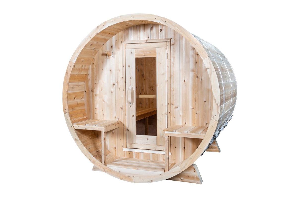 CT Serenity Barrel Sauna (Wood Burning Heater Sauna) - Grand Alfresco