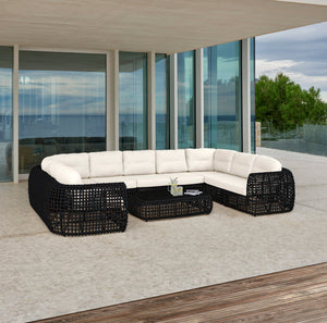 Dynasty Corner with Sunbrella Cushion - Grand Alfresco