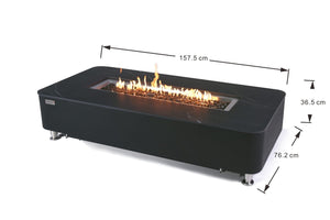 Elementi Athens & Valencia Porcelain Fire Table - Grand Alfresco