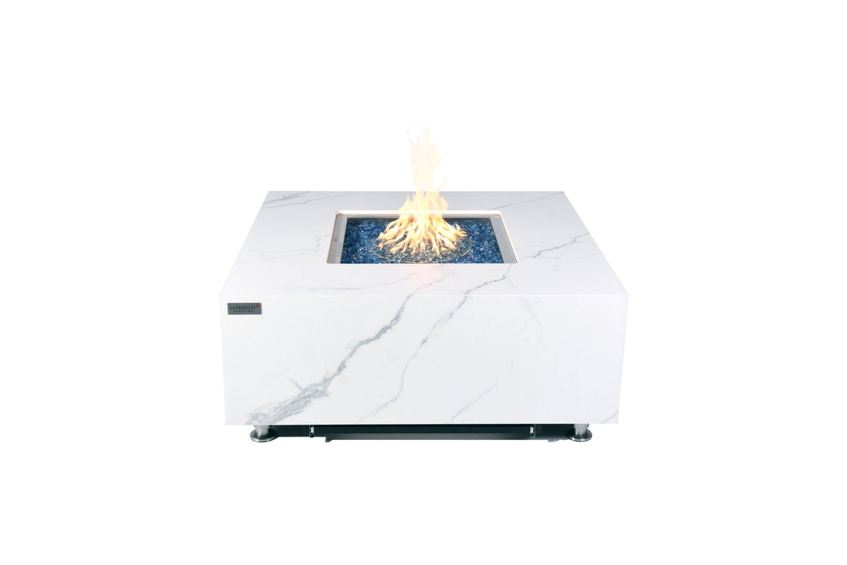 Elementi Bianco & Sofia Porcelain Fire Table - Grand Alfresco