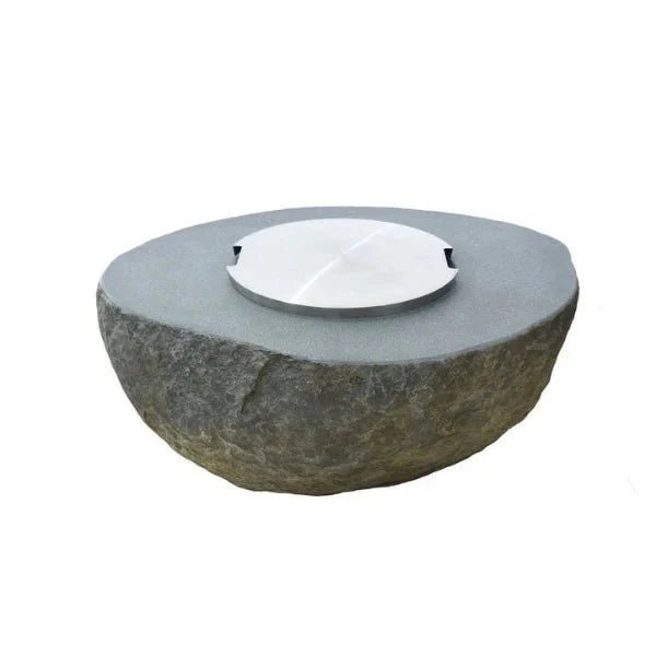 Elementi Boulder Fire Table Stainless Steel Lid - Grand Alfresco