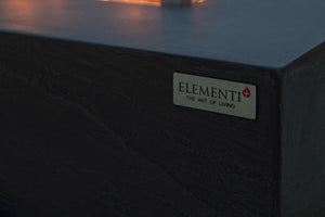 Elementi Capertee & Roraima & Uluru Square Sandstone Fire Table - Grand Alfresco