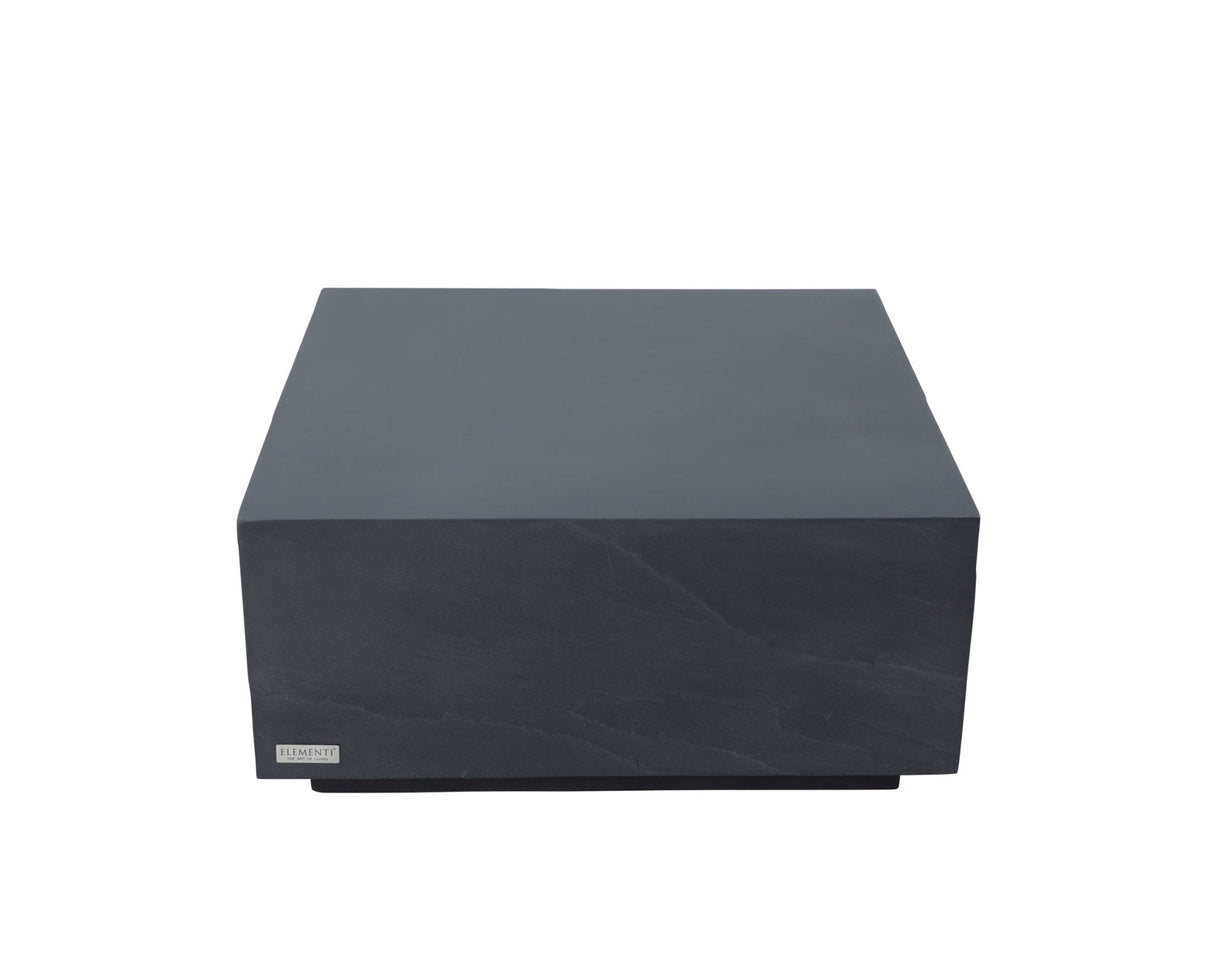 Elementi Colorad 33.9" Square Concrete Coffee Table - Grand Alfresco