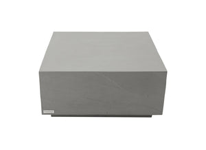 Elementi Colorad 33.9" Square Concrete Coffee Table - Grand Alfresco