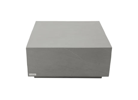 Elementi Colorad 33.9" Square Concrete Coffee Table - Grand Alfresco