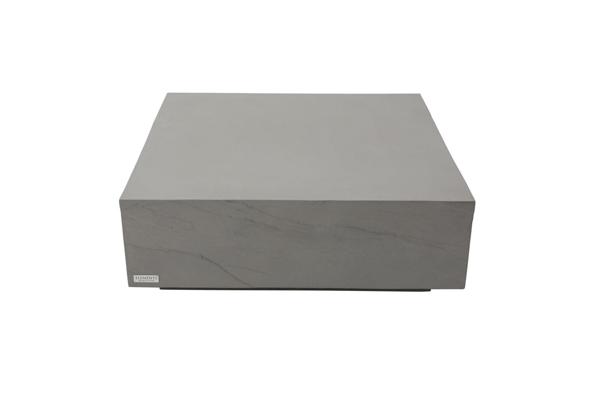 Elementi Colorad 40" Square Concrete Coffee Table - Grand Alfresco