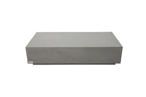 Elementi Colorad L60" Rectangular Concrete Coffee Table - Grand Alfresco