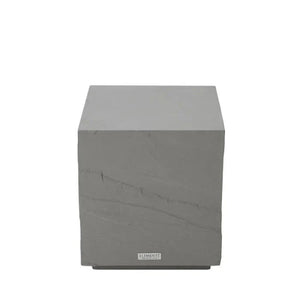 Elementi Colorado 17.7" Square Concrete Side Table - Grand Alfresco