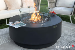 Elementi Colosseo & Nimes Round Fire Table - Grand Alfresco