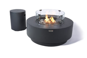 Elementi Colosseo & Nimes Round Fire Table - Grand Alfresco