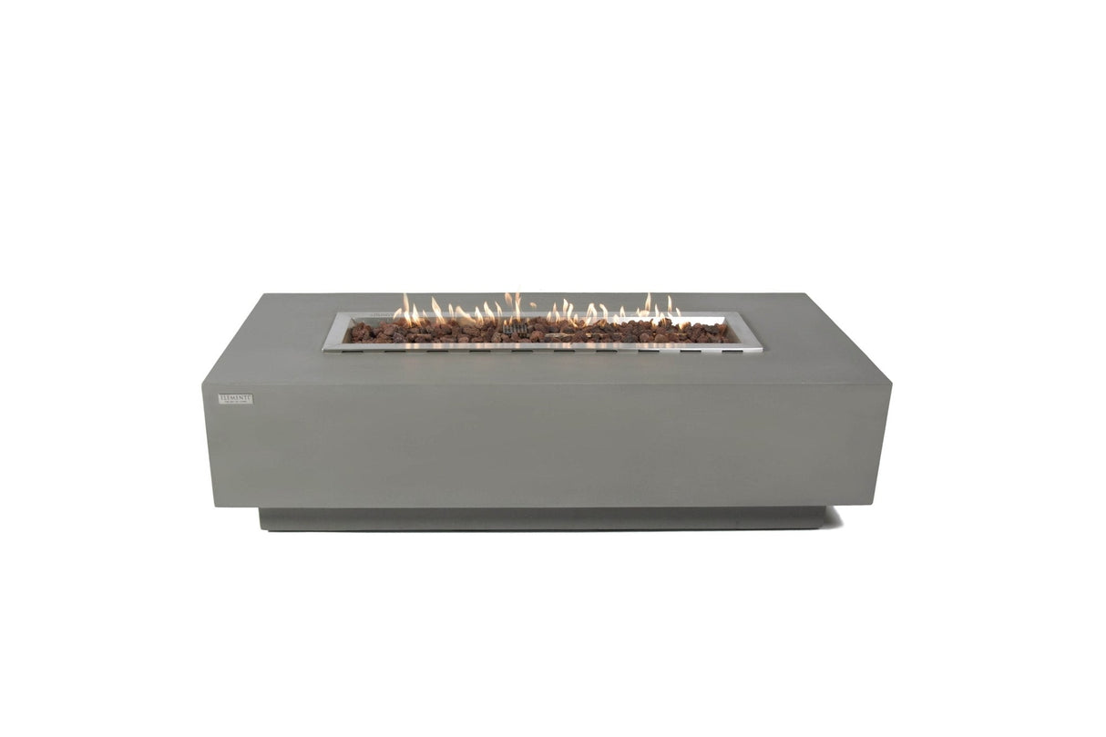 Elementi Granville Fire Table - Light Gray - Grand Alfresco