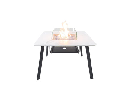 Elementi Helsinki Marble Porcelain Dining Table - Grand Alfresco