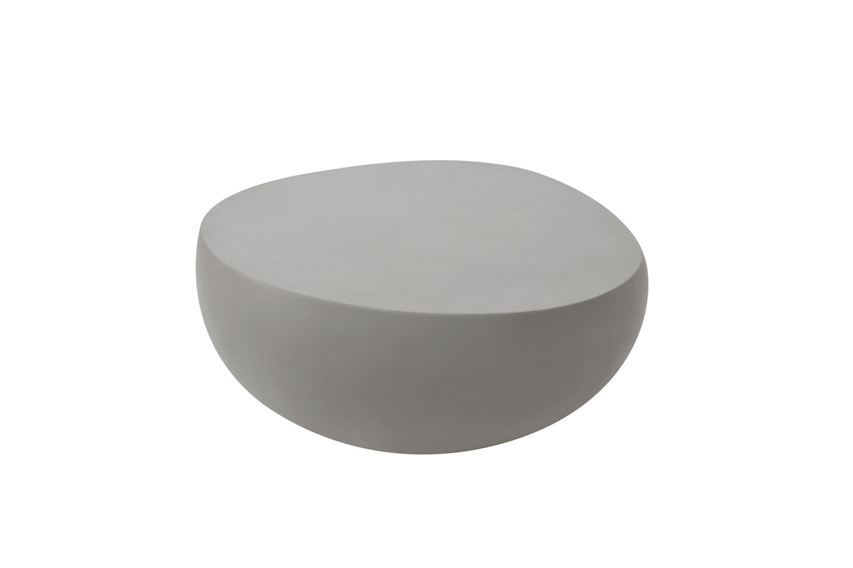 Elementi Ikaria 42" Egg shape Concrete Coffee Table - Grand Alfresco