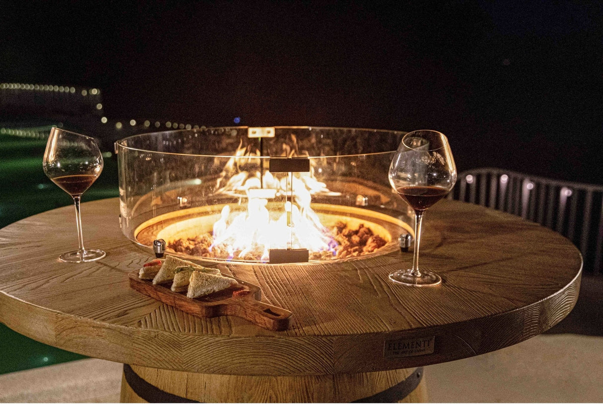 Elementi Lafite Fire Pit Bar Table - Grand Alfresco