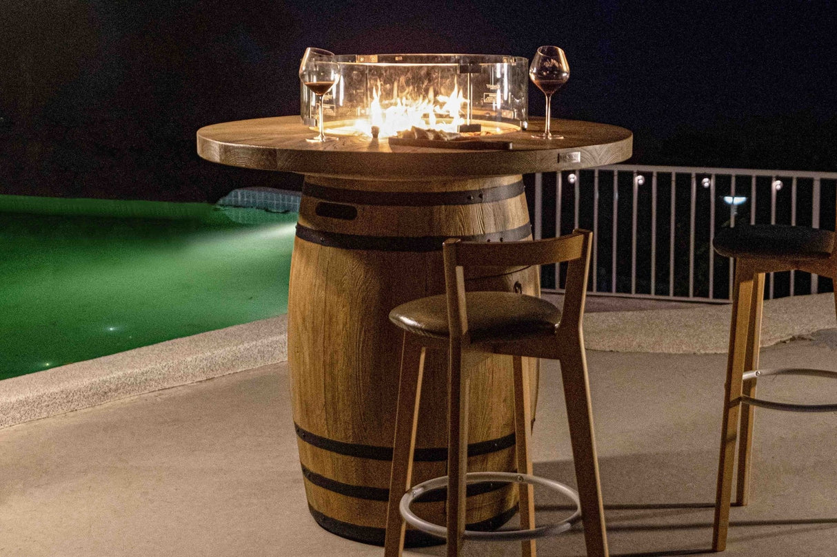 Elementi Lafite Fire Pit Bar Table - Grand Alfresco