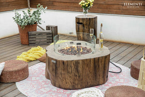 Elementi Manchester Irregular Fire Pit Table - Grand Alfresco