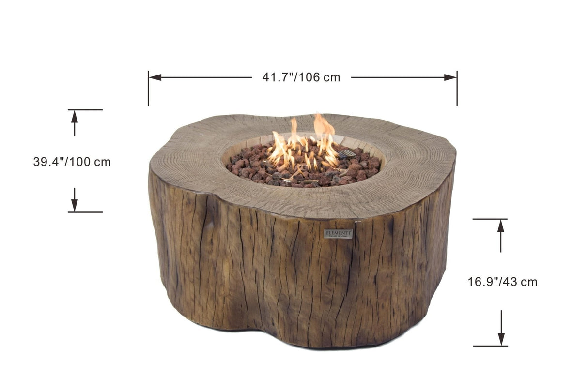 Elementi Manchester Irregular Fire Pit Table - Grand Alfresco