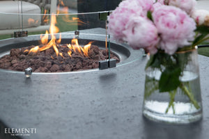 Elementi Metropolis Fire Table - Dark Gray - Grand Alfresco