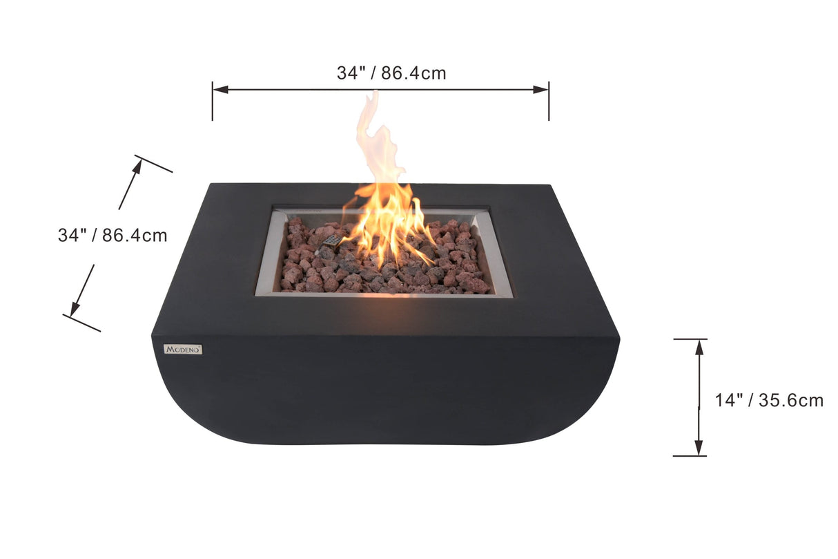 Elementi Modeno Aurora Fire Table - Grand Alfresco