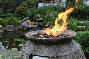 Elementi Modeno Pompeii Fire Pit Column - Grand Alfresco