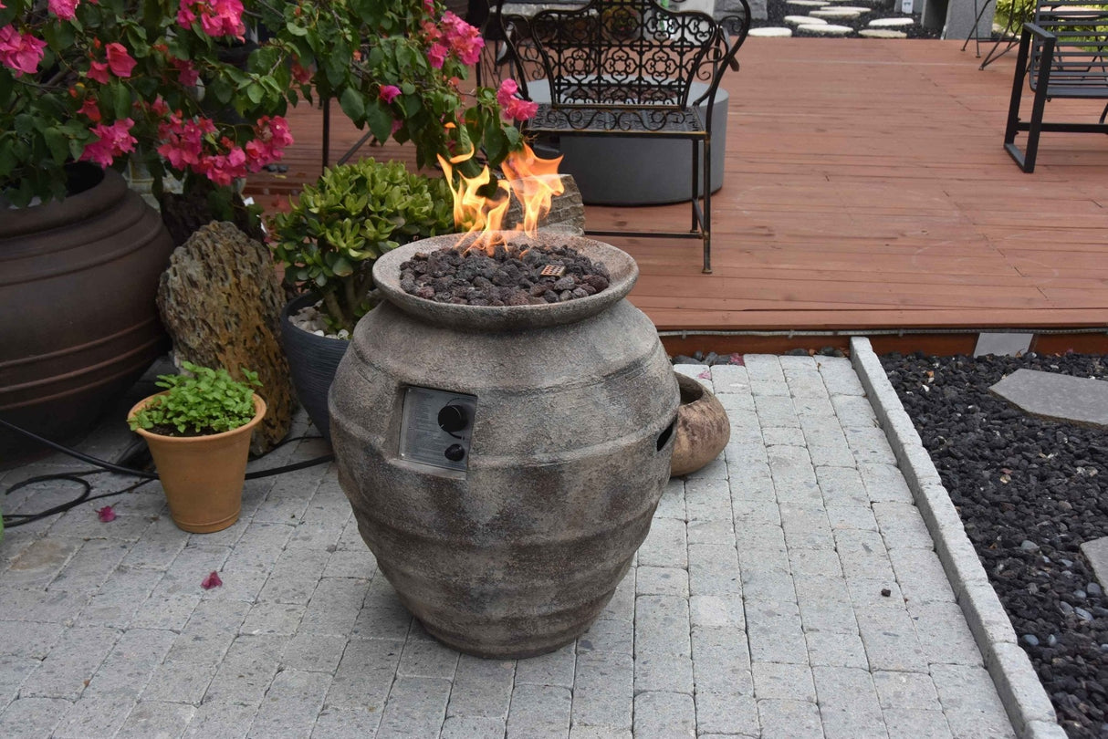 Elementi Modeno Pompeii Fire Pit Column - Grand Alfresco