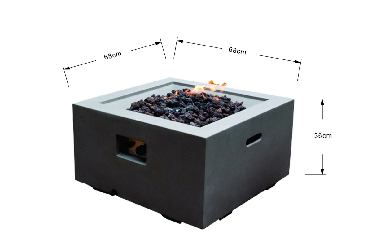 Elementi Modeno Ridgefield Fire Pit - Grand Alfresco