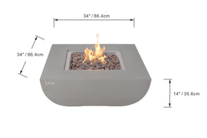 Elementi Modeno Westport Fire Table - Grand Alfresco