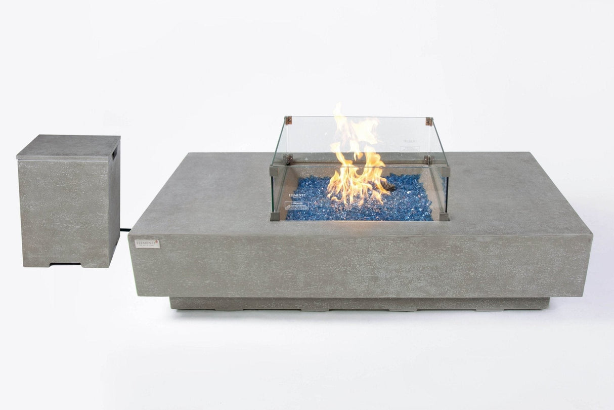 Elementi Monte Carlo & Cannes Carlo Rectangle Fire Table - Grand Alfresco