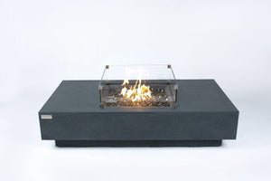 Elementi Monte Carlo & Cannes Carlo Rectangle Fire Table - Grand Alfresco