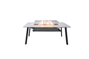 Elementi Oslo Marble Porcelain Dining Table - Grand Alfresco