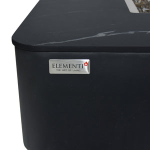 Elementi Plus Annecy Marble Porcelain Fire Table - Grand Alfresco