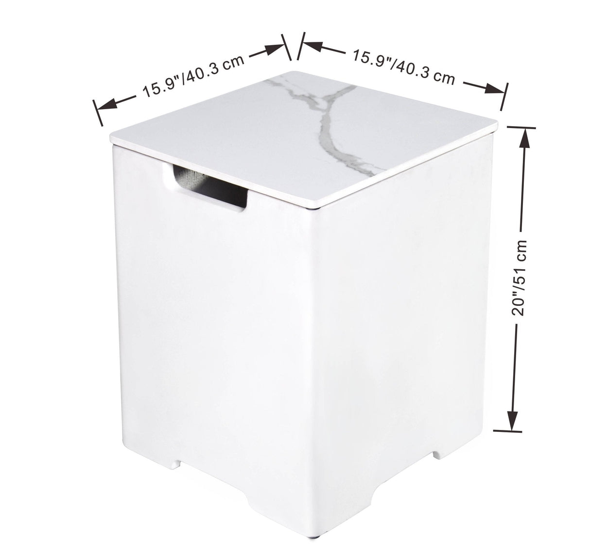 Elementi Porcelain Tank cover - Grand Alfresco