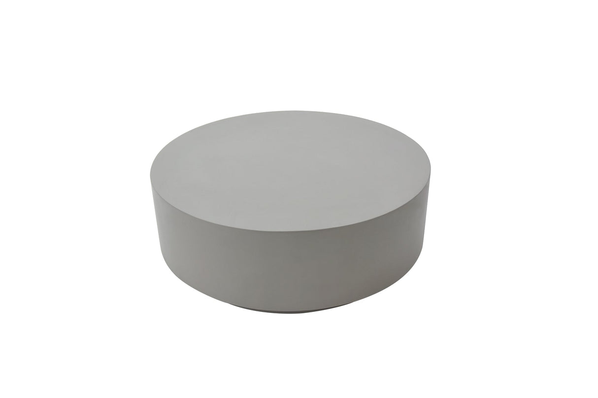 Elementi Rome 40" Round Concrete Coffee Table - Grand Alfresco