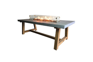 Elementi Sonoma Dining Fire Pit Table - Grand Alfresco