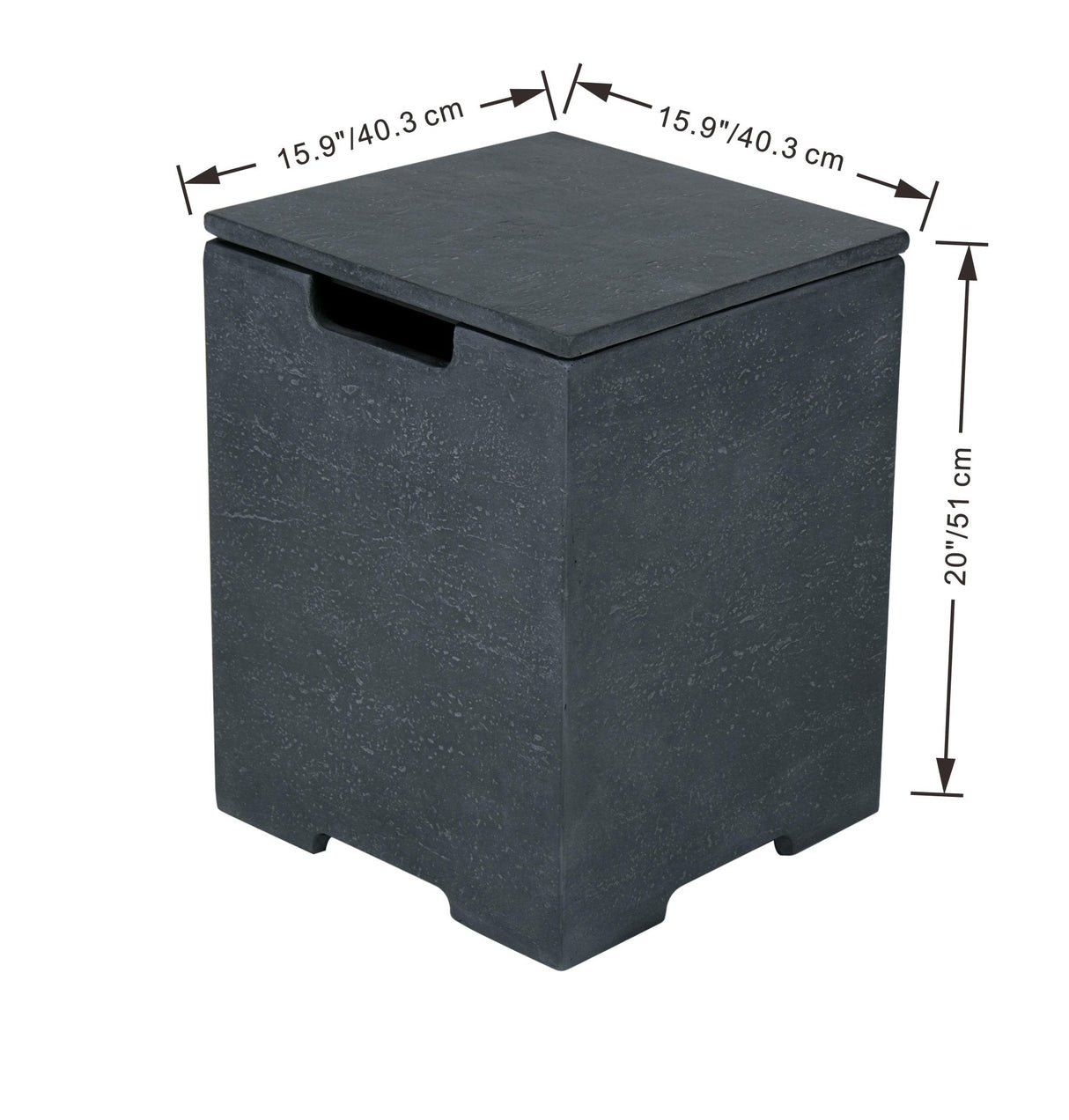 Elementi Square Tank Cover - ONB405 - Grand Alfresco