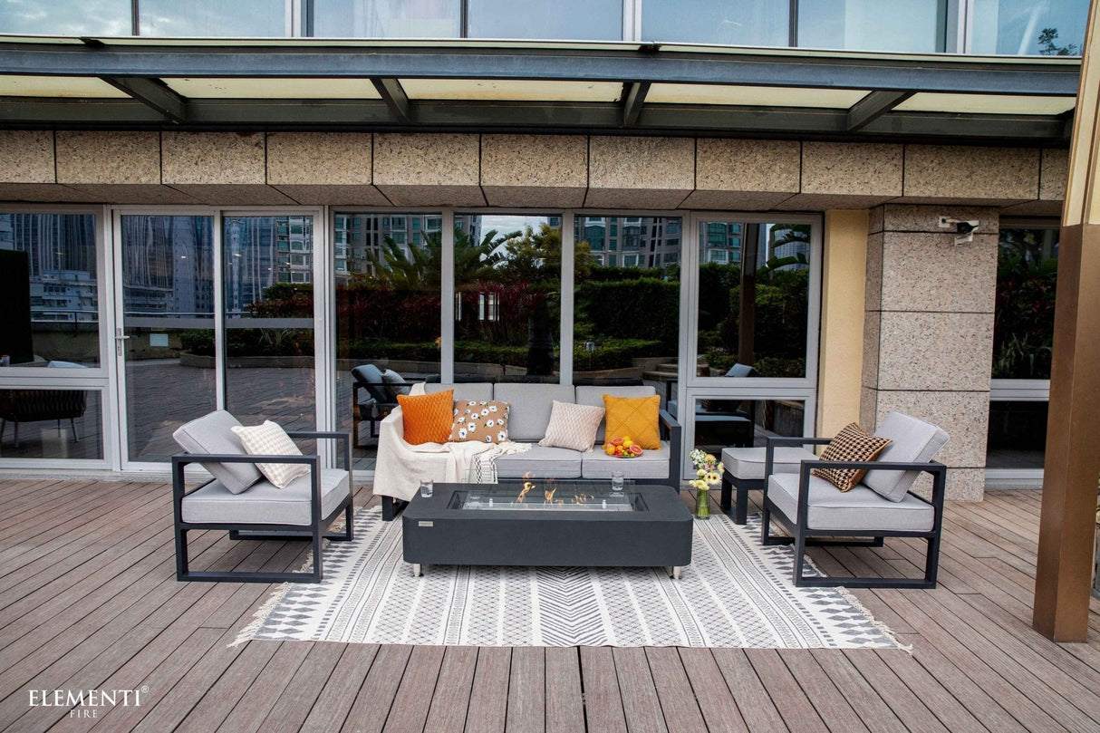 Elementi Sydney Ethanol Fire Table - Grand Alfresco