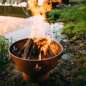 Fleur de Lis Fire Pit - Grand Alfresco