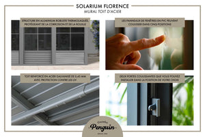 Florence Solarium with Metal Roof - Grand Alfresco