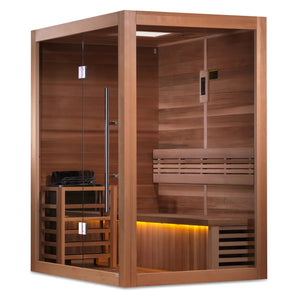 Golden Designs Hanko Edition 2 - 3 Person Traditional Sauna (GDI - 7202 - 01) - Grand Alfresco